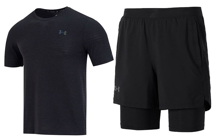 

Мужская повседневная спортивная одежда Under Armour, цвет Black