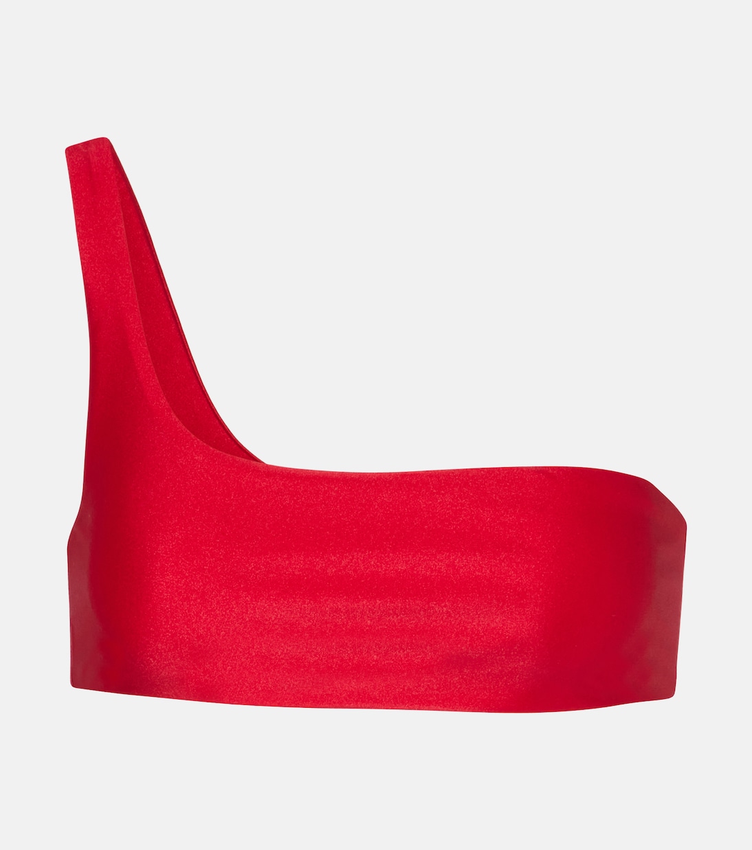 

Бикини топ с одним плечом Eliza Jade Swim, Red Sheen