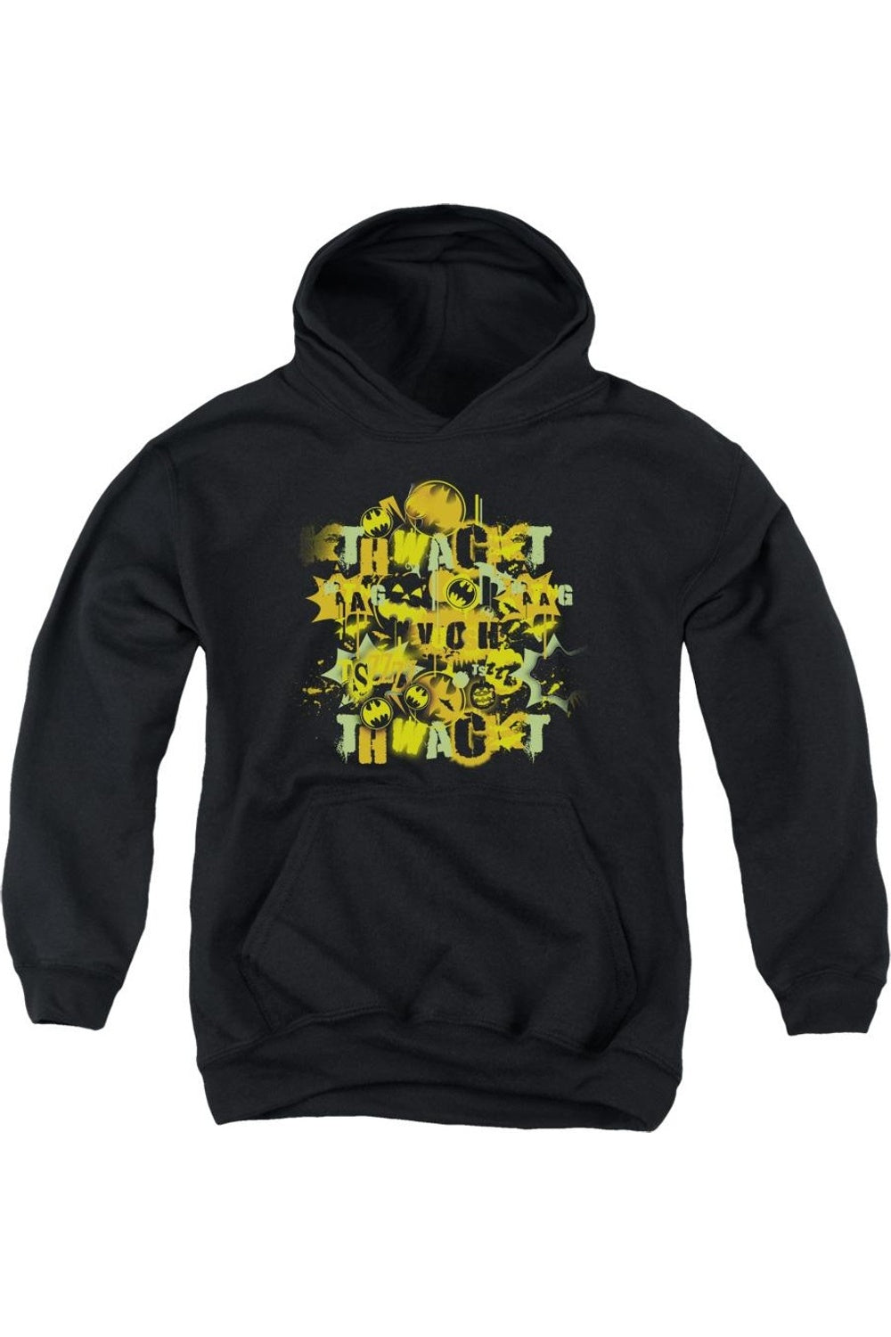 

Батмен Хэллоуинский рыцарь с эффектом звуков детская толстовка с капюшоном Gildan, черный