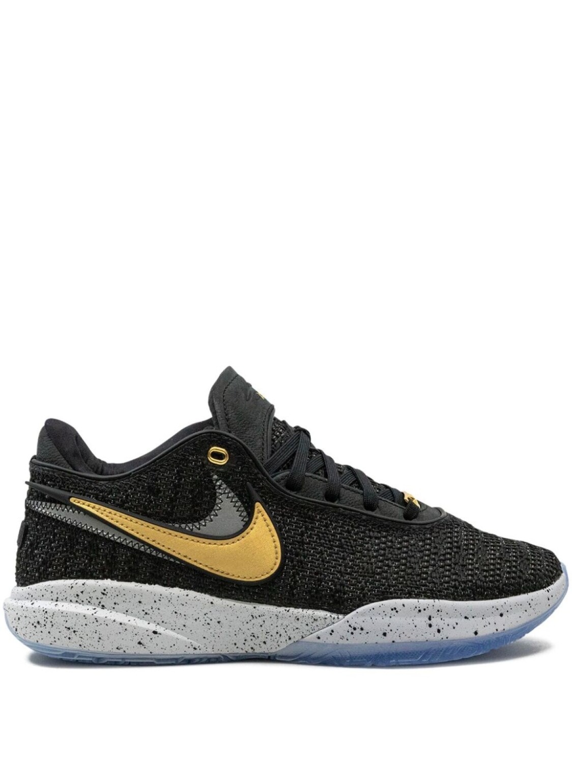 

Кроссовки LeBron 20 'Black/Metallic Gold' Nike, черный