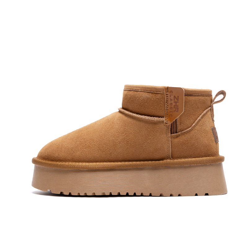 ZHR Ботинки Snow Boots Women's Camel, Black