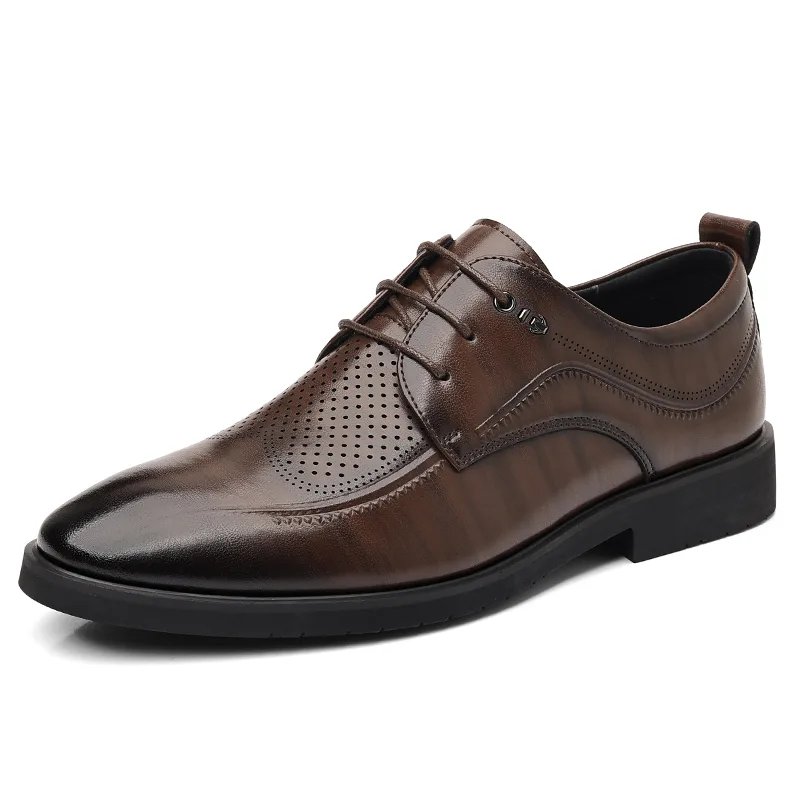 Мужские туфли Low top Shanpijiang, Brown Cut-Out