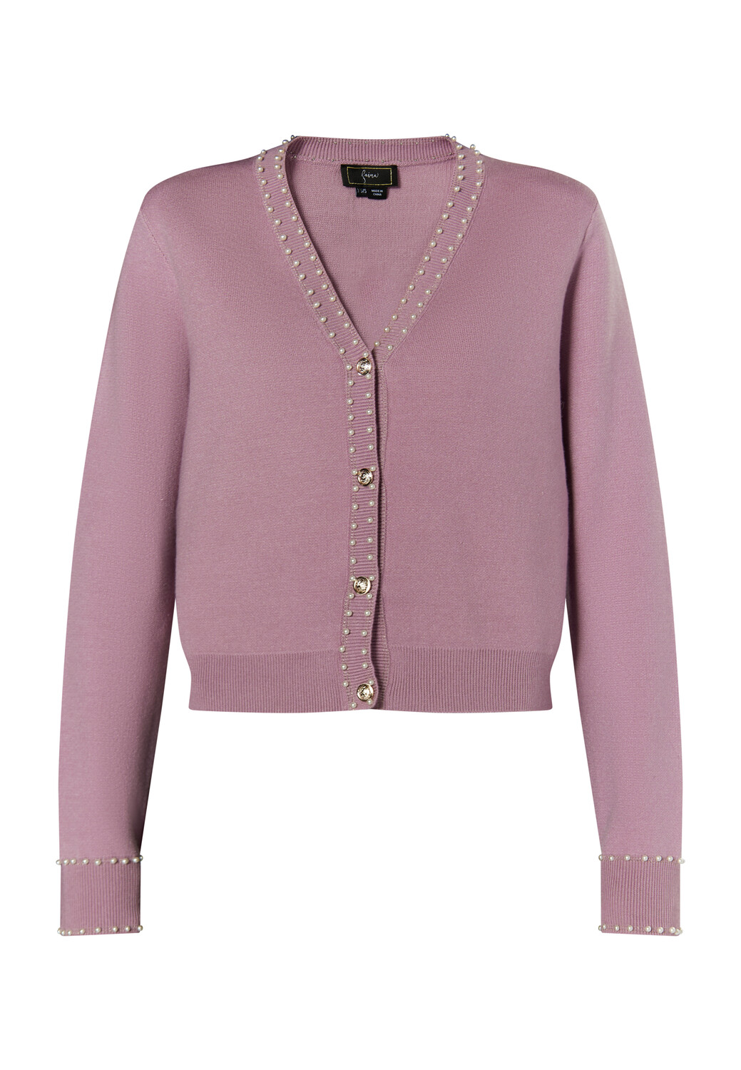 

Толстовка faina Strickjacke Mit Perlen, цвет Mauve