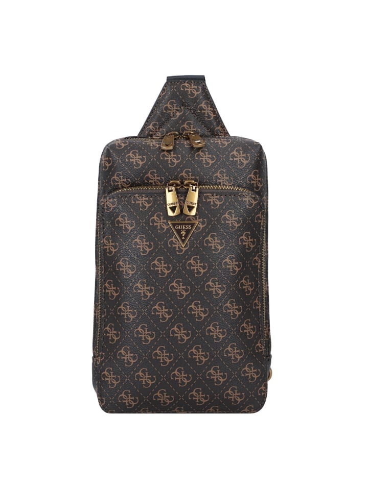 

Наплечная сумка Guess, цвет brown-ochre