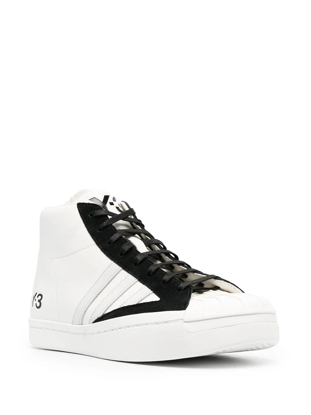 Высокие кеды Yohji Pro Y-3, белый — фото 2