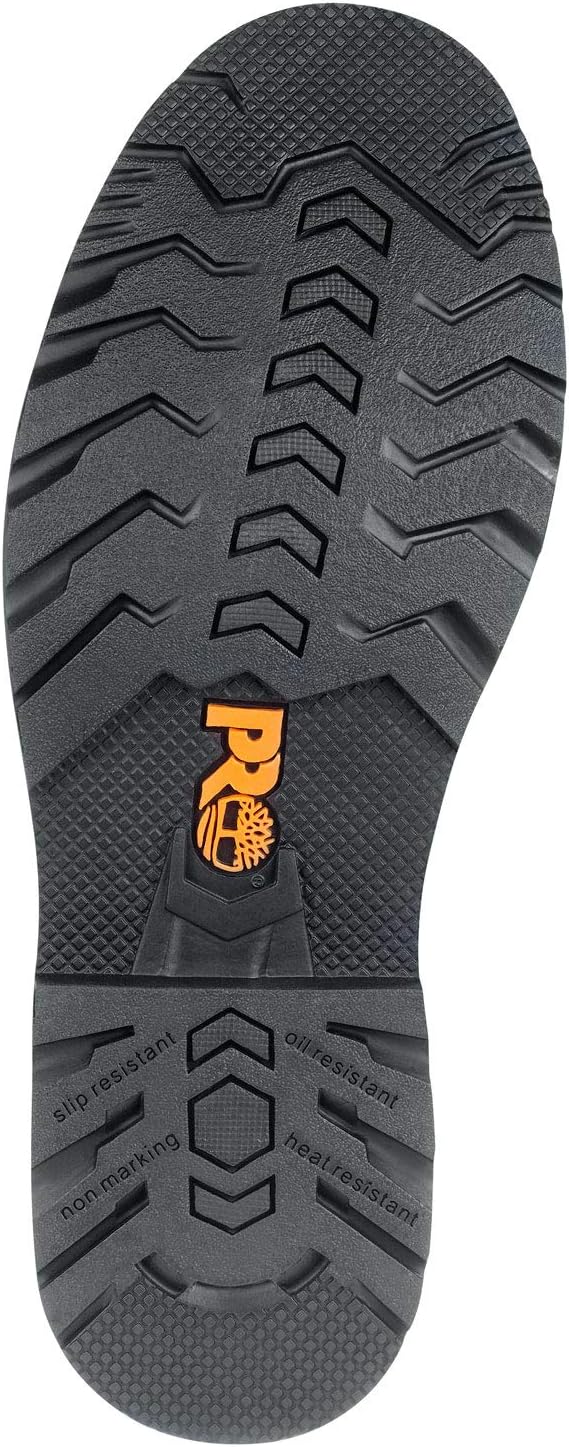 Timberland PRO мужские рабочие ботинки с внешней защитой плюсны и стальным носком, 6 дюймов, Black V1 — фото 4