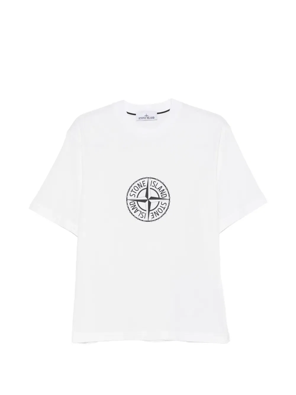 Футболка из органического хлопка Stone Island, белый