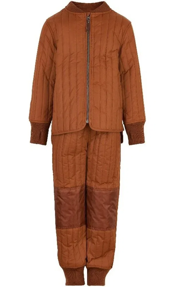 Детский снежный костюм, Leather Brown, En Fant, коричневый