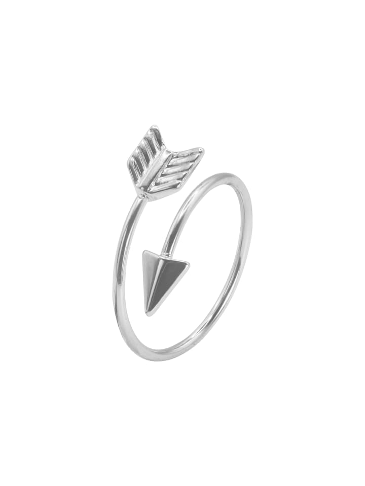 

Steel_Art Кольцо со стрелой, женское, рулу, серебристого цвета, полированное серебристое