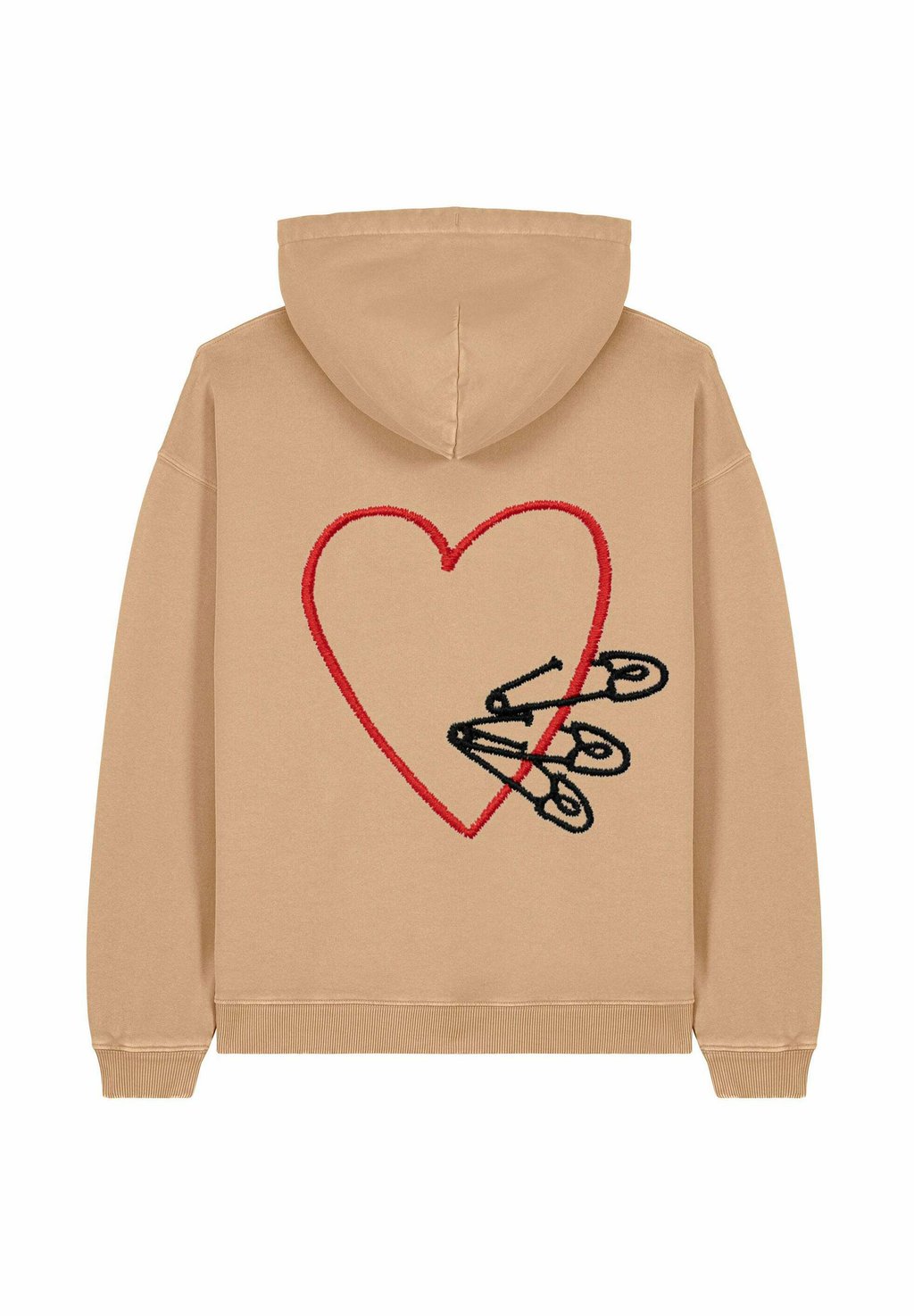 

Толстовка PINS BACK EMBROIDERY UNISEX VINTAGE con cappuccio Mira Paris, бежевый