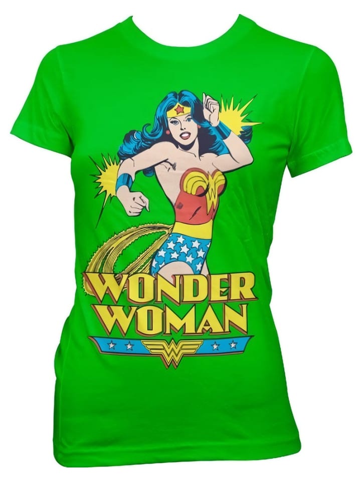 

Футболка WONDER WOMAN, зеленый