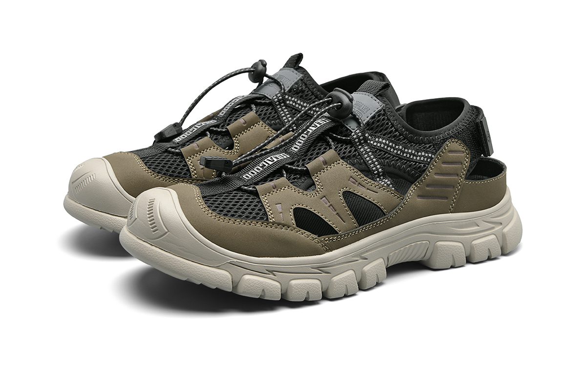 HLA Мужские туристические ботинки River Trekking черно-коричневые, цвет Black Brown — фото 2