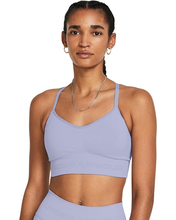 

Бюстгальтер Under Armour Train Seamless Low Impact, цвет Celeste/Celeste
