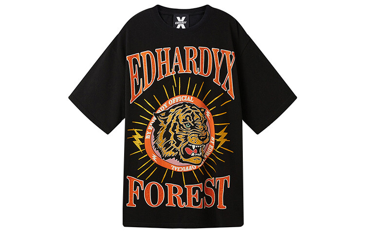 

Футболка унисекс ED HARDY X, Черный