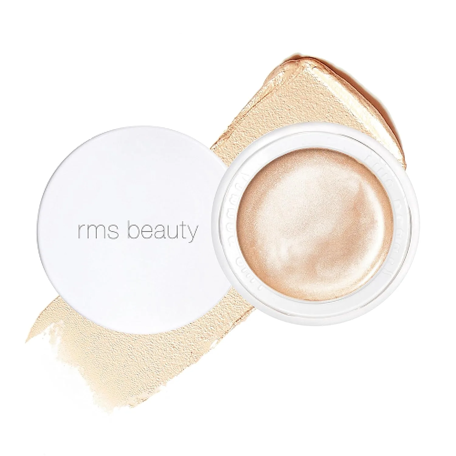 RMS Beauty Luminizer - Хайлайтер для сияющего макияжа, гелево-пудровый хайлайтер, хайлайтер для тела и лица, кремовый хайлайтер для создания эффекта влажного сияния. — фото 3