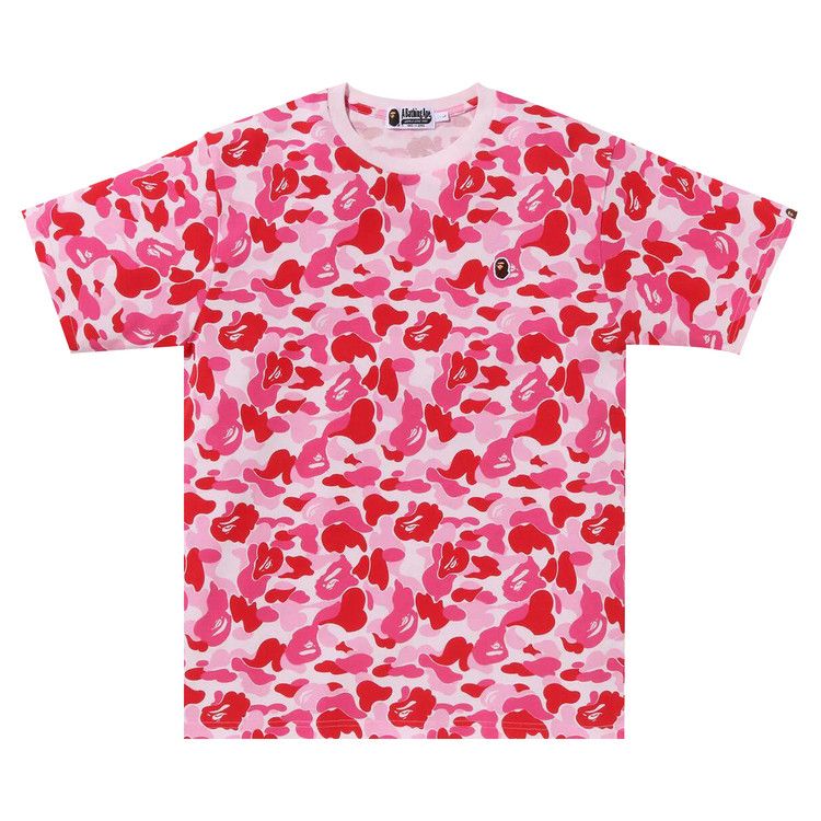 

Футболка BAPE ABC Camo Ape Head One Point Tee, Pink