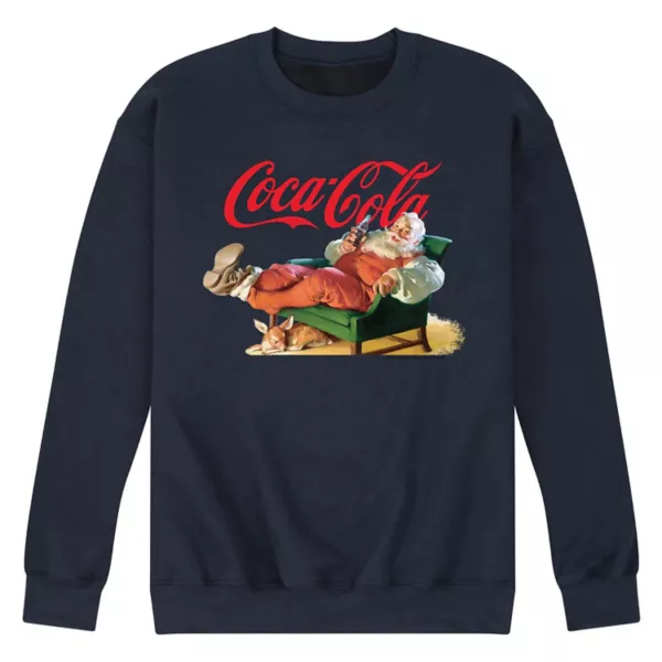 

Мужской свитшот Coca-Cola с Санта-Клаусом Licensed Character, синий
