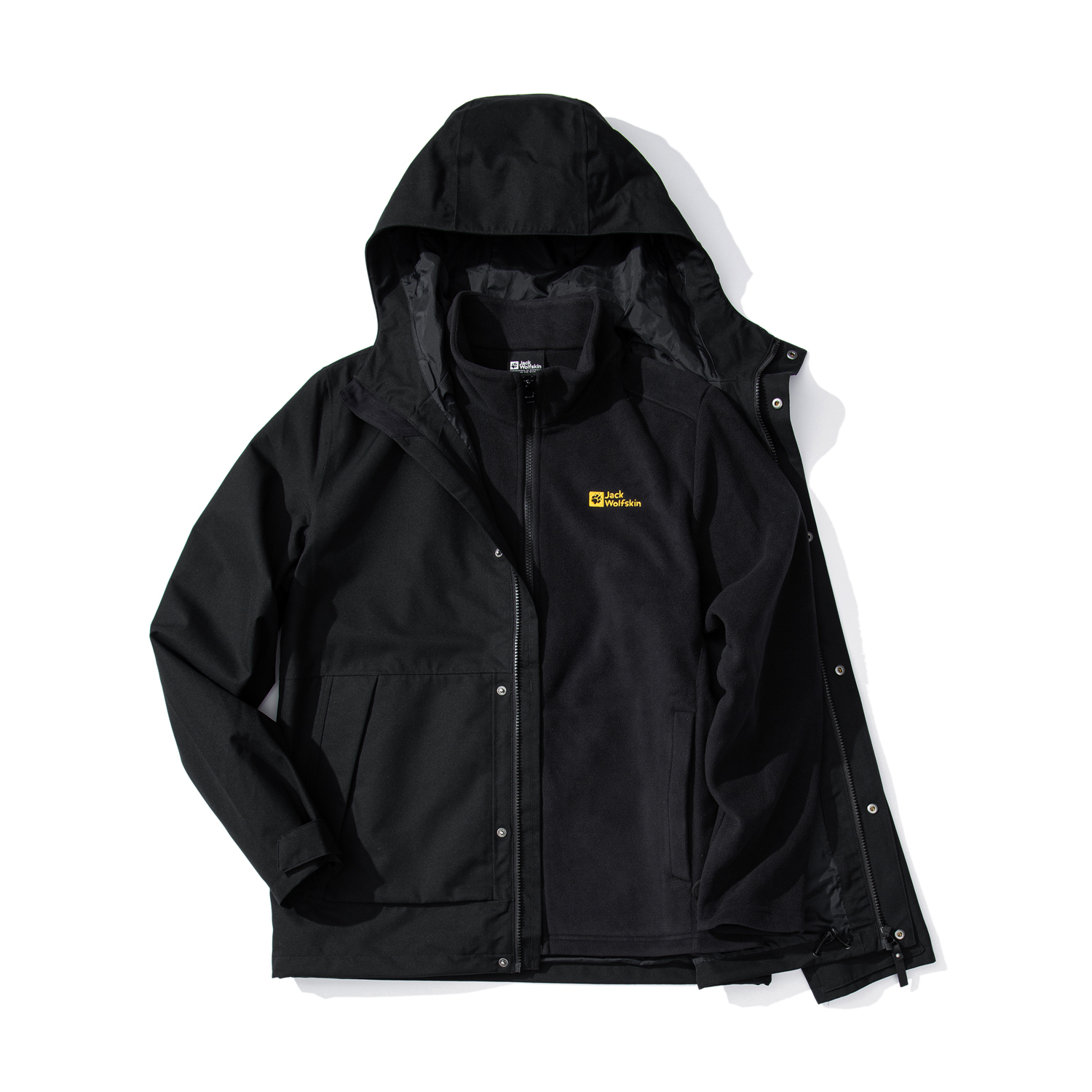 

JACK WOLFSKIN Ветровка Unisex, Black/6000