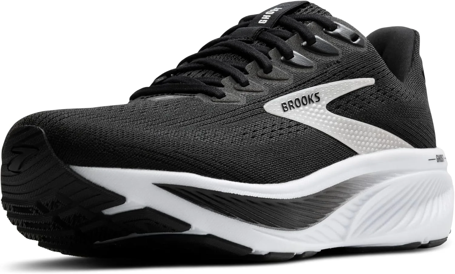 Кроссовки Brooks Herren Ghost 17, белый/черный/серый