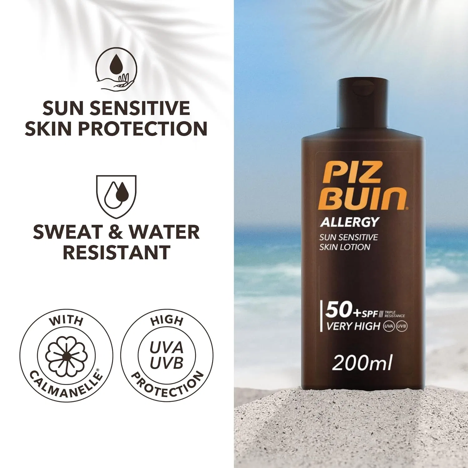 Солнцезащитный крем Piz Buin Allergy SPF 50 для чувствительной кожи Piz Buin — фото 2