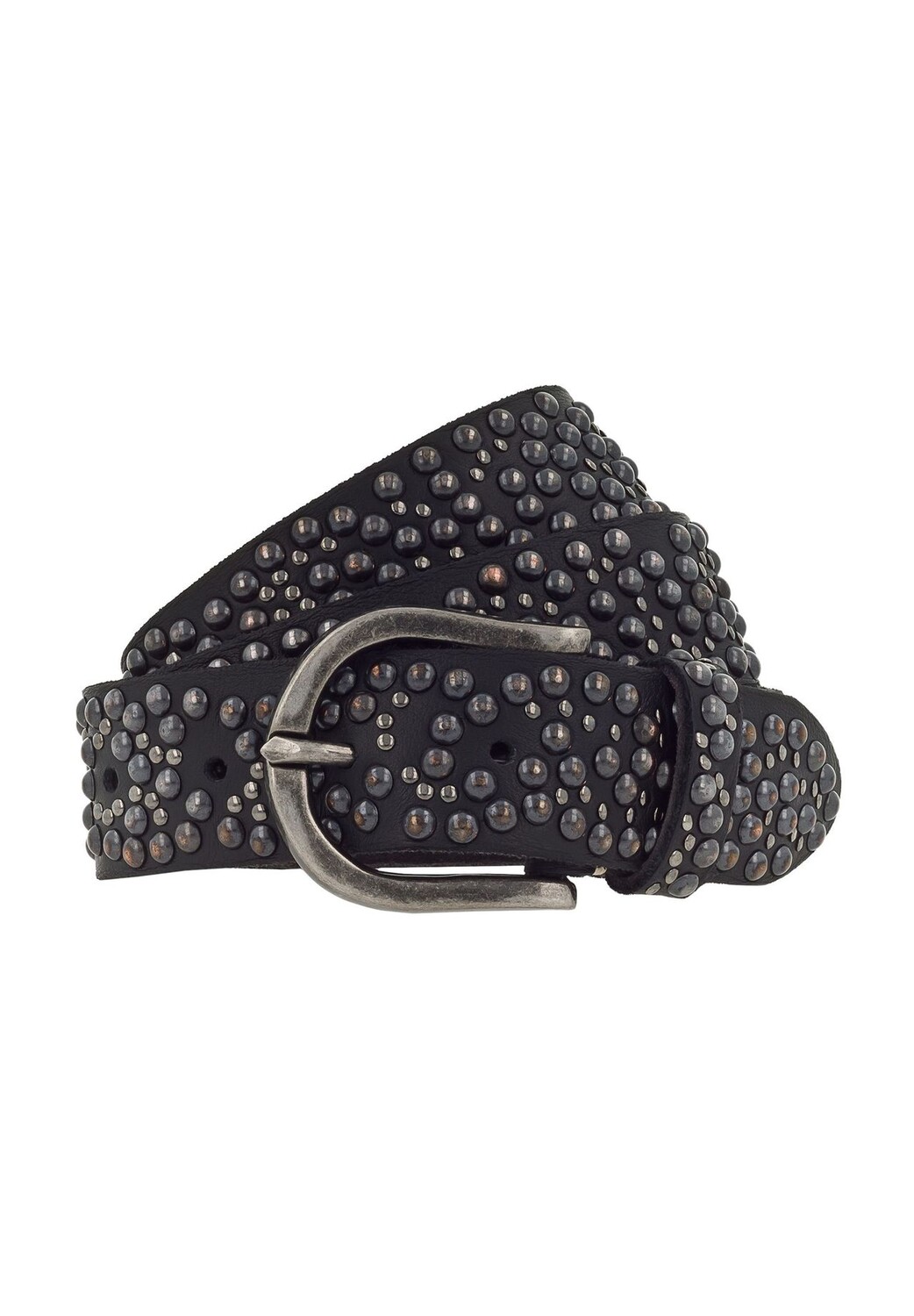 

Кожаный ремень с заклепками B.BELT, черный