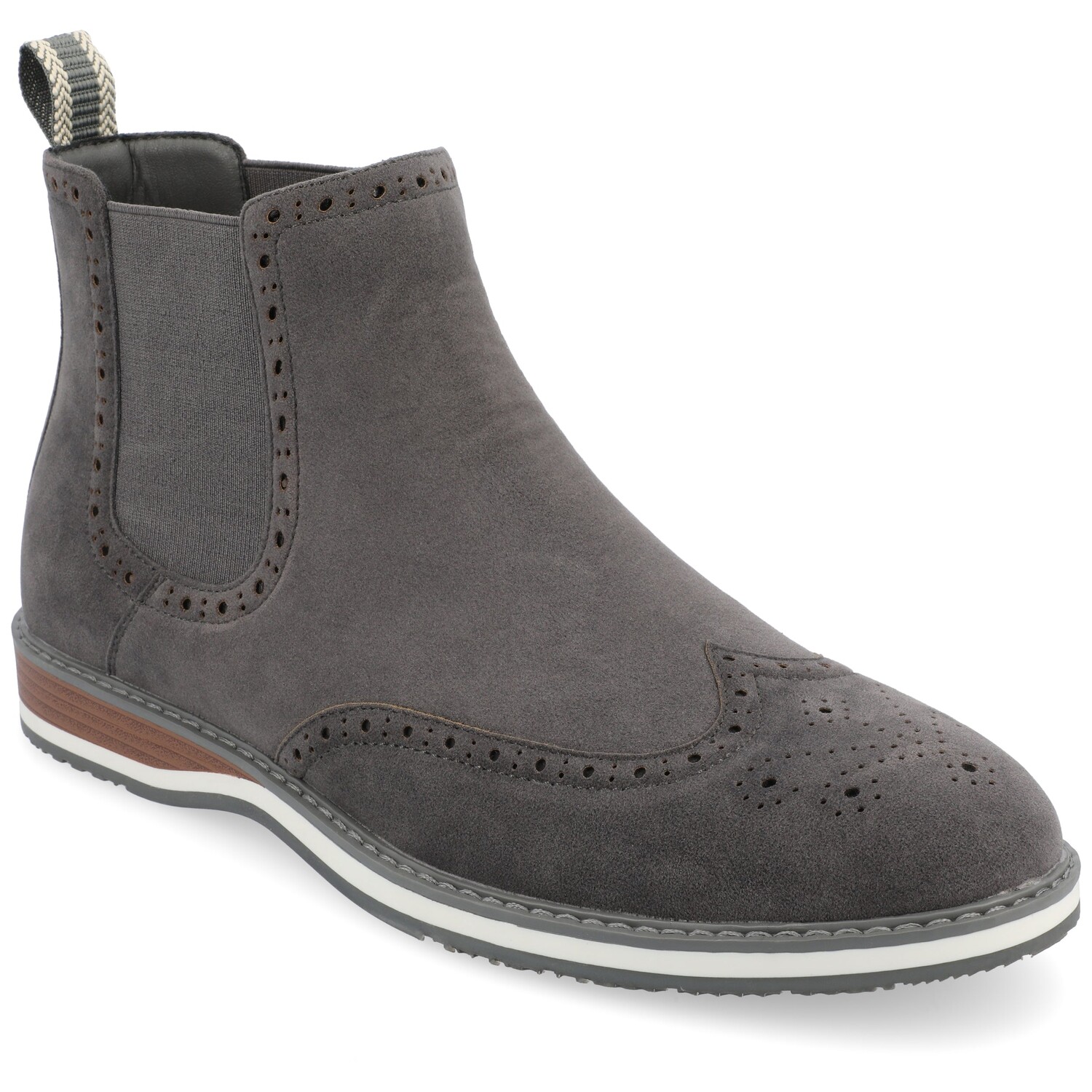 

Ботинки челси Vance Co. Thorpe Wingtip, серый