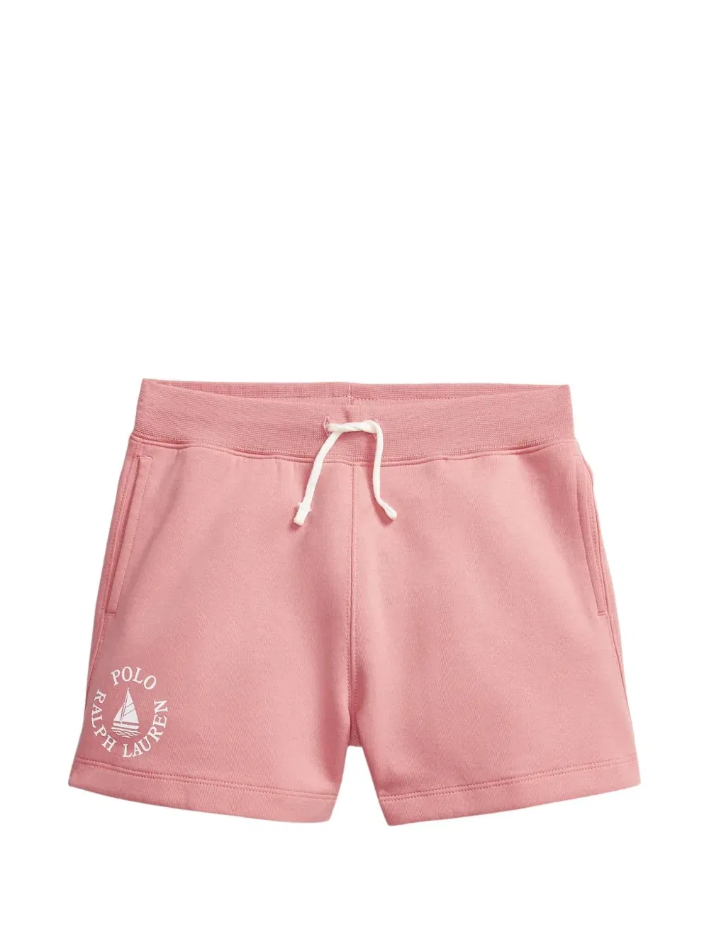 Шорты с кулиской и логотипом Polo Ralph Lauren Kids, розовый