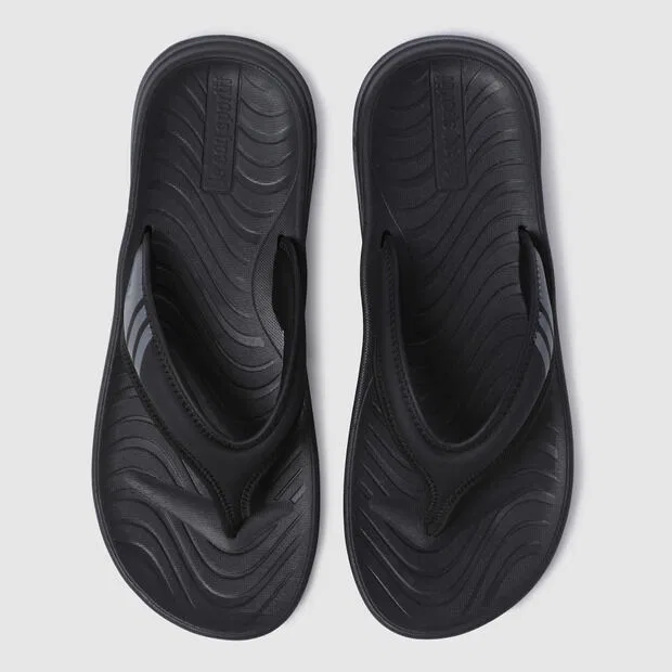Мужские чёрные флип-флопы Le Coq Sportif Reflexion Slide 3.0