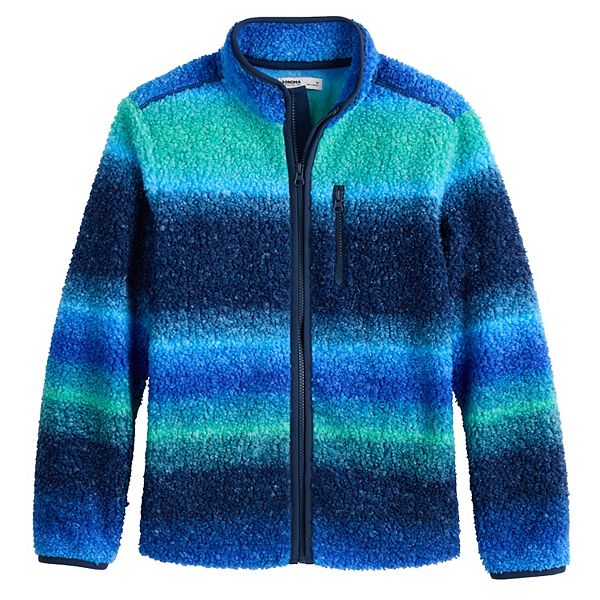 

Детская куртка на молнии из высоковорсового флиса 8-20 Sonoma Goods For Life, Blue Gradient