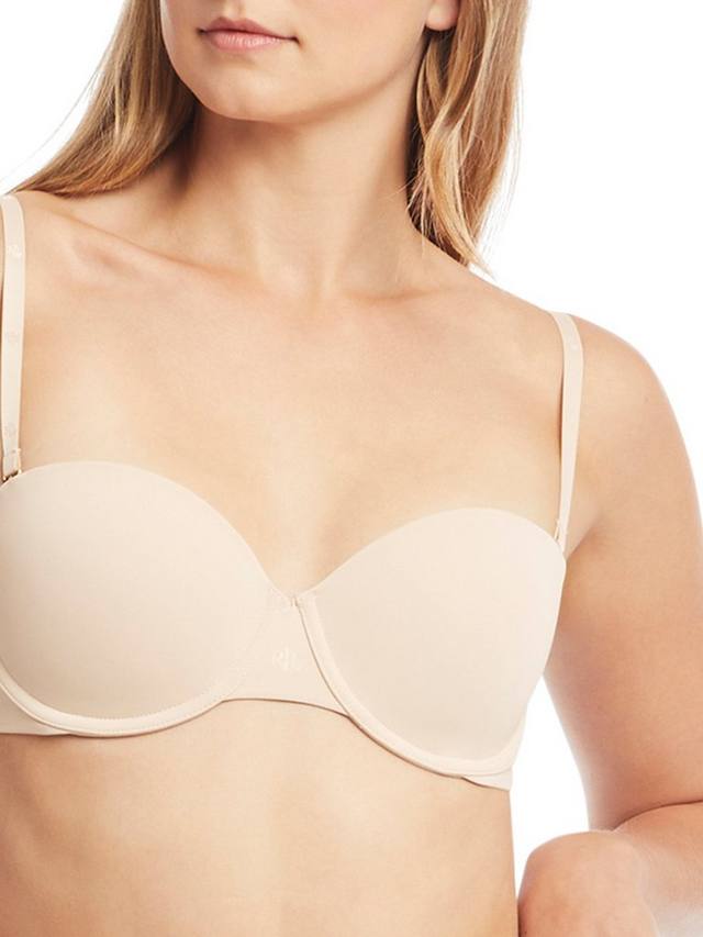 Бюстгальтер конвертируемый бесшовный Lauren Ralph Lauren, Light Truffle — фото 4
