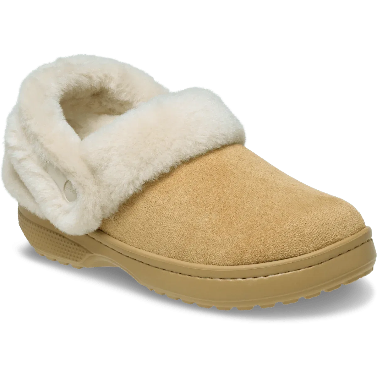 Классические незабудка веганские замшевые сабо Crocs, Sepia — фото 3