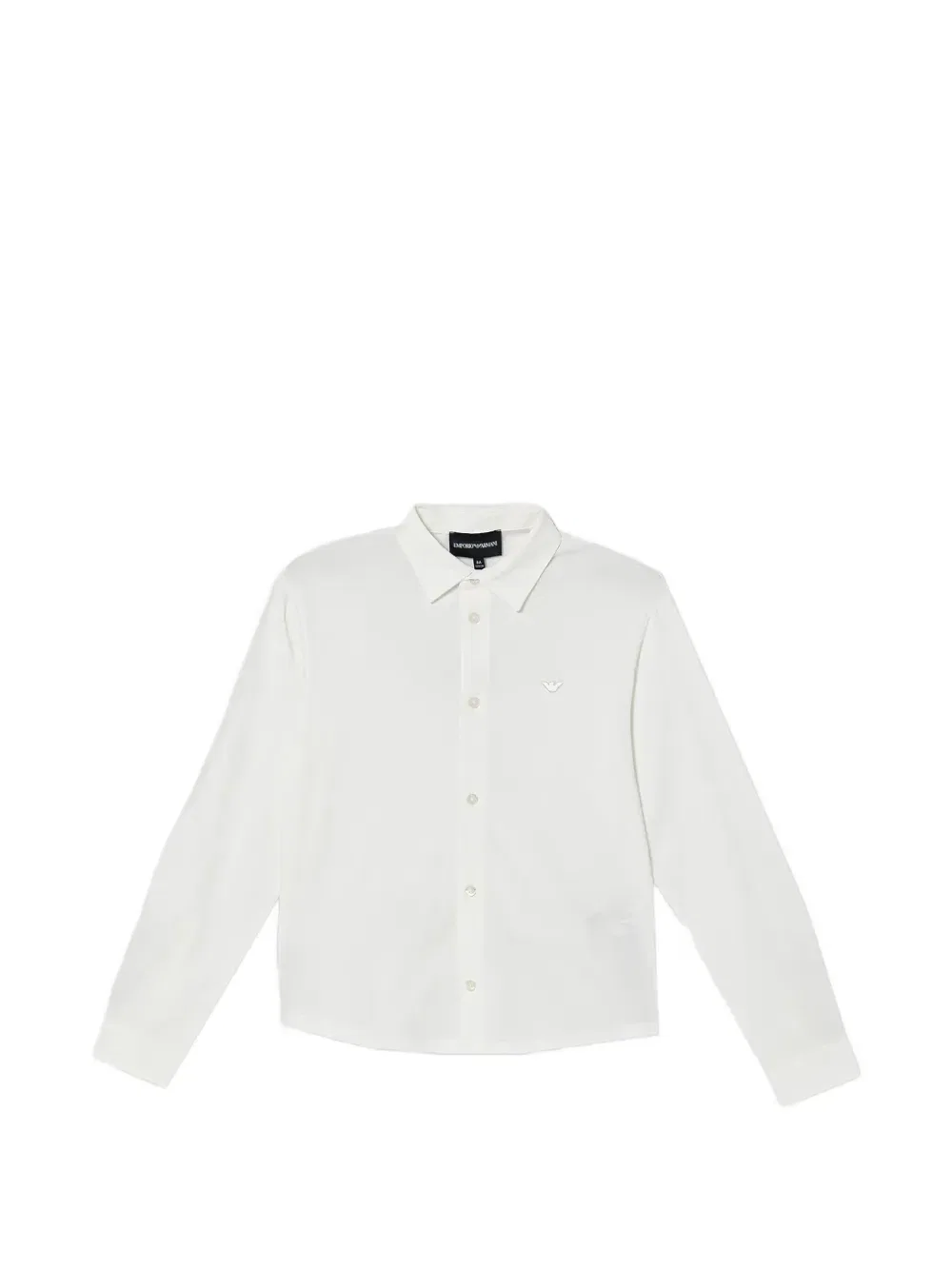 Рубашка на пуговицах Emporio Armani Kids, белый