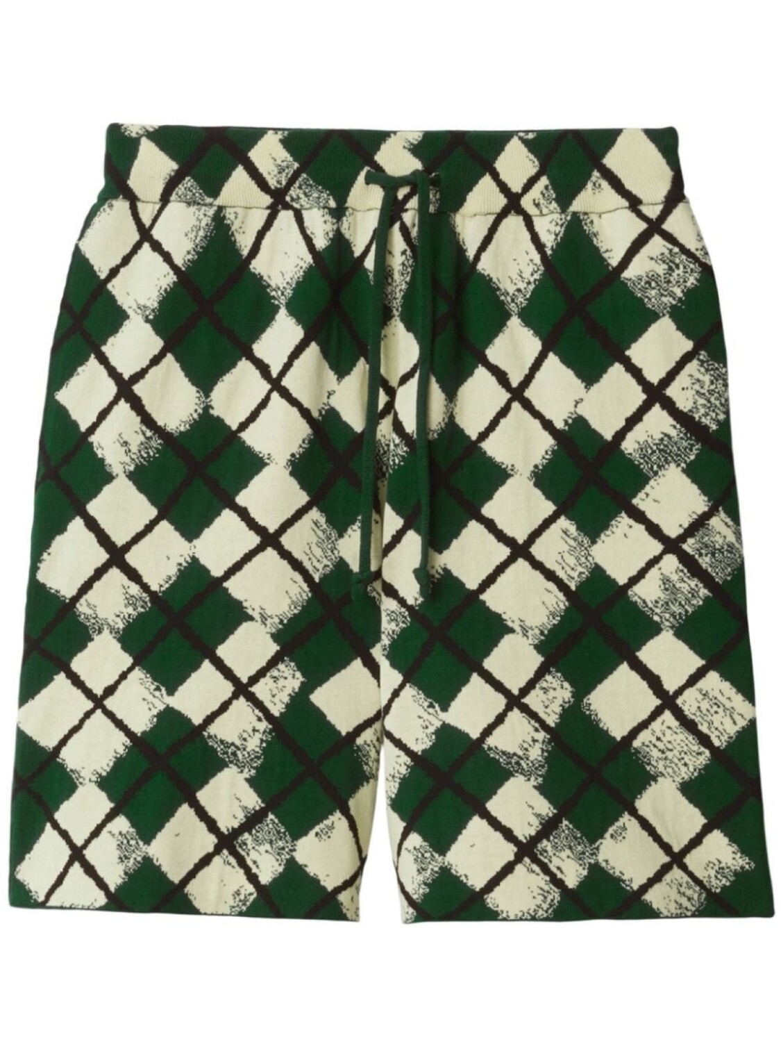 

Burberry шорты с узором аргайл, зеленый