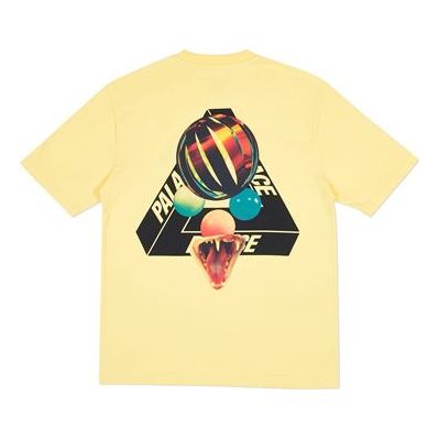 

Футболка PALACE Sans Ferg T-Shirt Sunshine Yellow Glasses Back Logo Short Sleeve Unisex, желтый