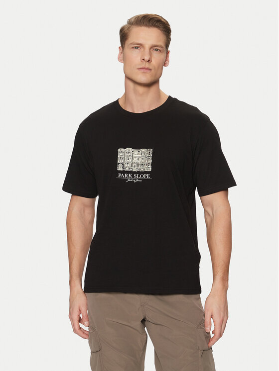 

Футболка свободного кроя Boston 12273400 Jack&Jones, черный