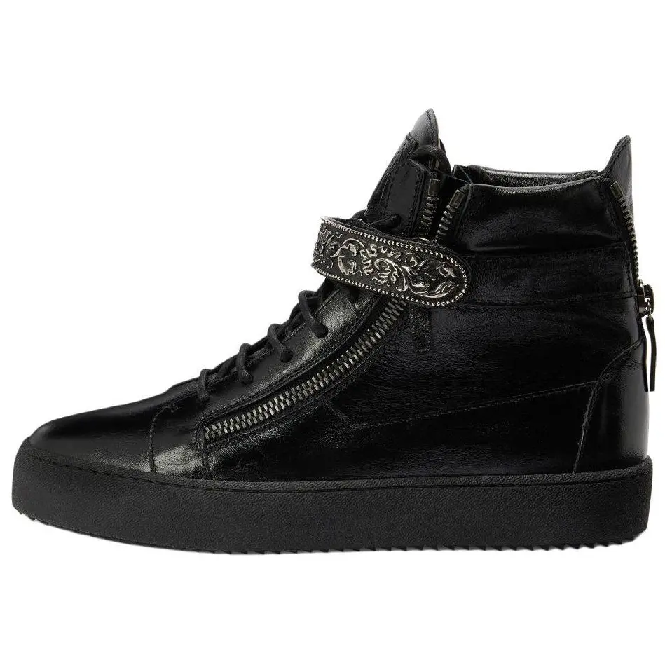 

Кожаные кроссовки Coby Giuseppe Zanotti, черный