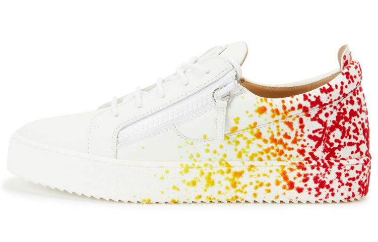 

Низкие кроссовки с брызгами краски Giuseppe Zanotti, Original Shoe Box Included
