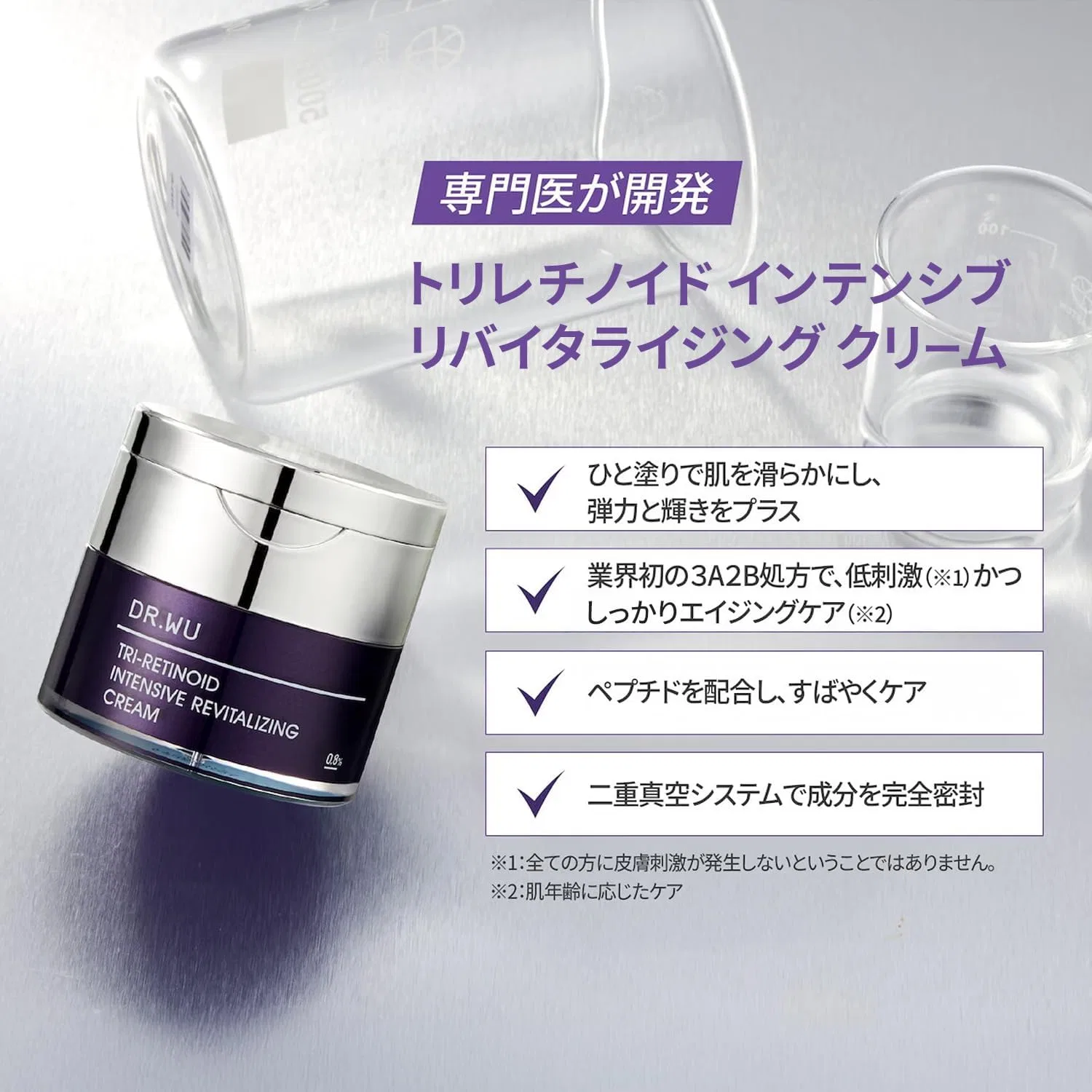 Крем для лица Dr.Wu — Ночной Triretinoid . % Intensive Revitalizing Retinol Beauty Cream, 30 мл — фото 3