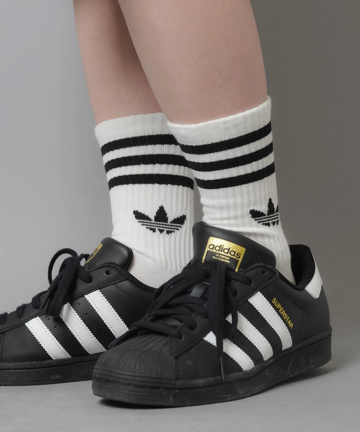 Носки adidas Originals 3 пары, белые — фото 2