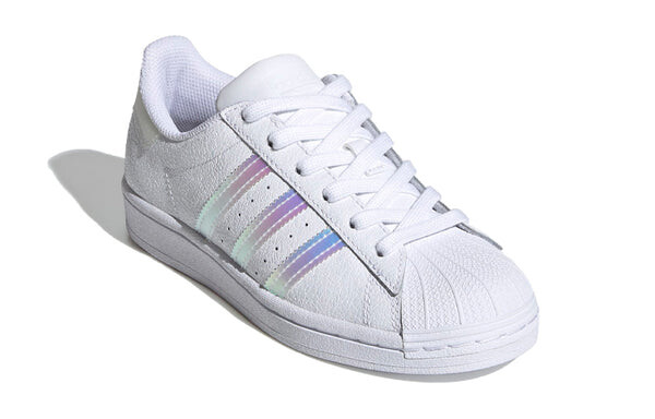 Кроссовки оригинальные суперзвезды обувь Adidas, белый — фото 3