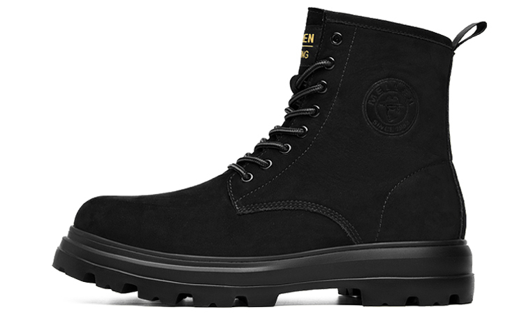 

Мужские короткие ботинки Martin из натуральной коровьей кожи, высота 4 см Mellen, черный