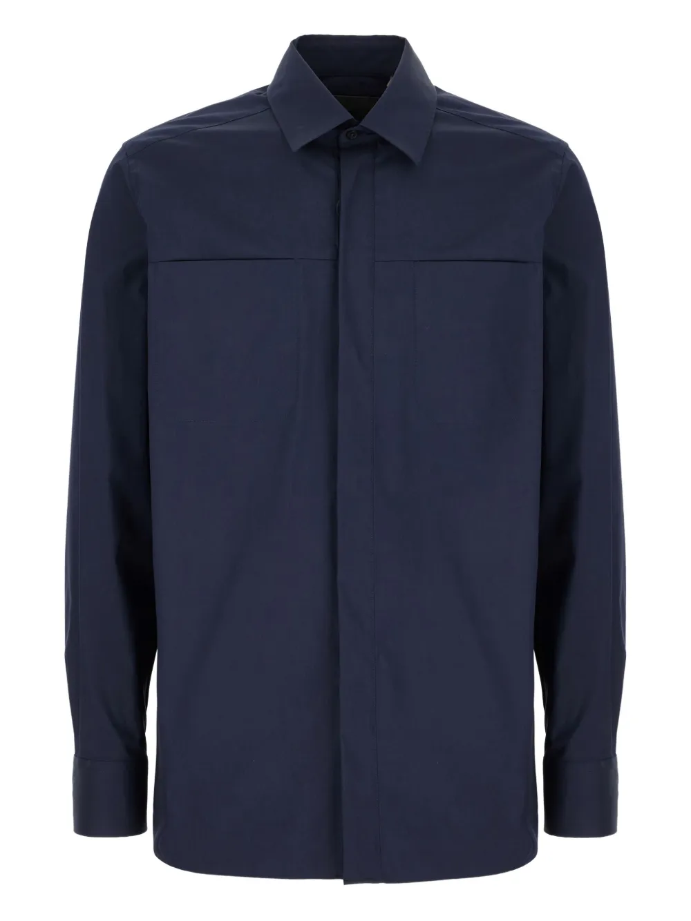 

Куртка-рубашка с карманами Corneliani, синий