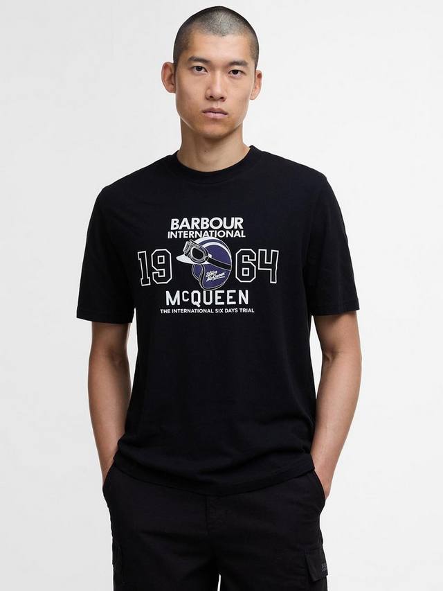 

Футболка giles steve mcqueen Barbour, черный