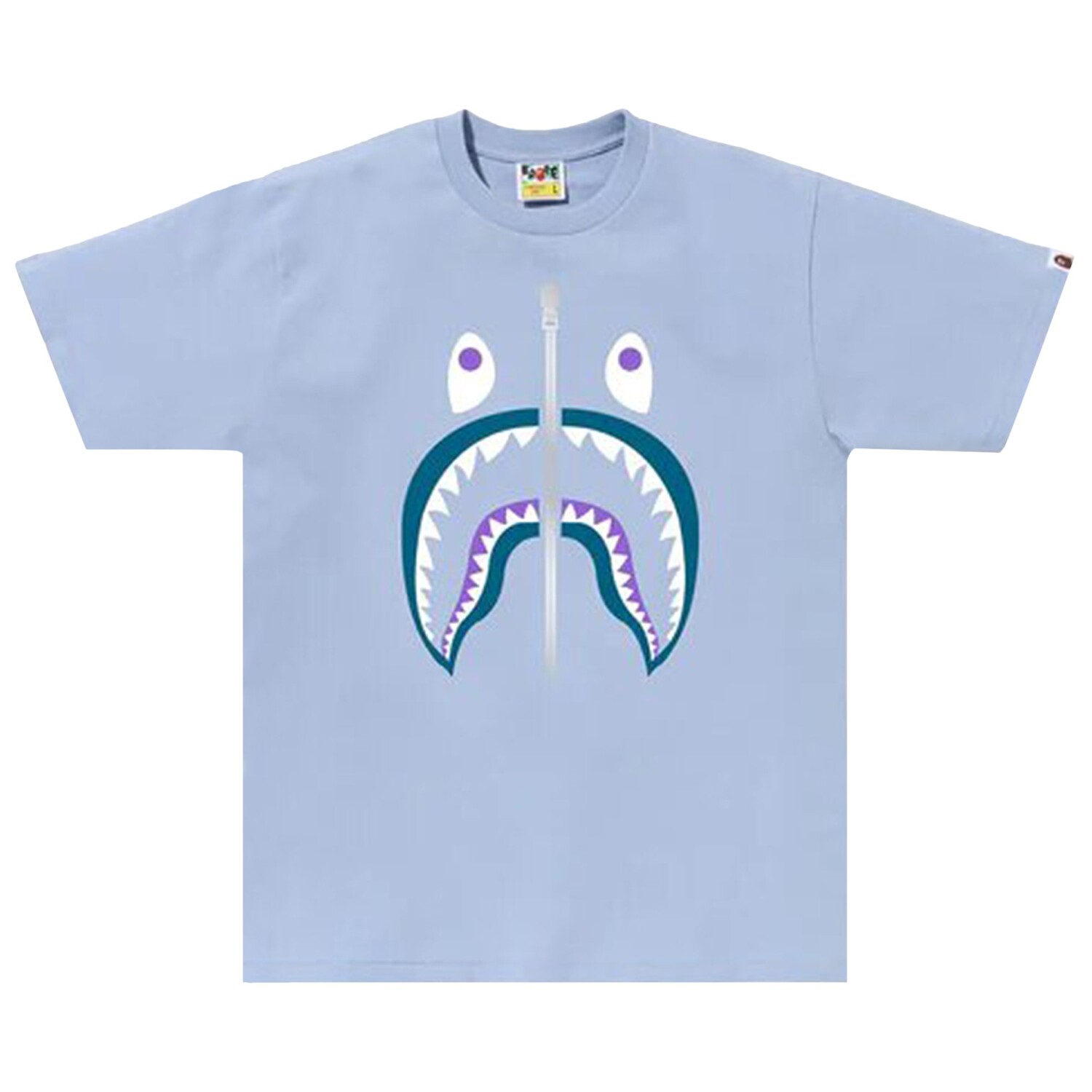 

Футболка BAPE Colors Shark Sax