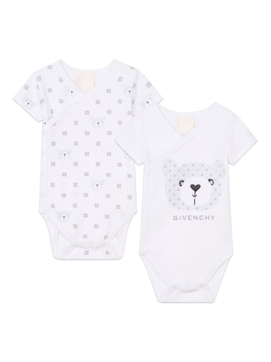 

Givenchy Kids комплект из двух боди с логотипом, белый