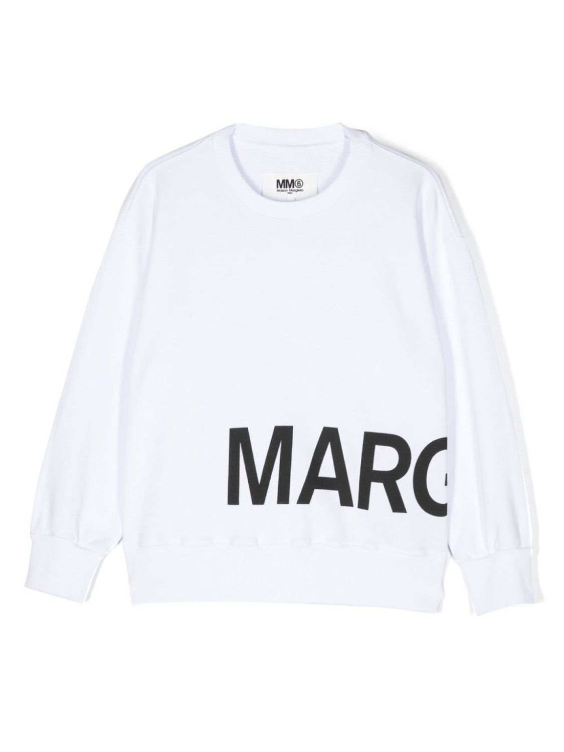 

MM6 Maison Margiela Kids толстовка с логотипом, белый