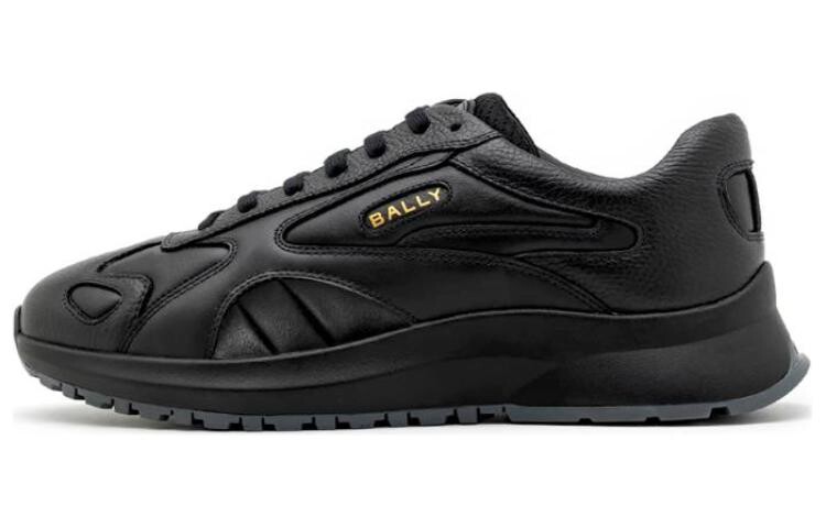 

Кроссовки BALLY Panelled Leather Sneakers, черный