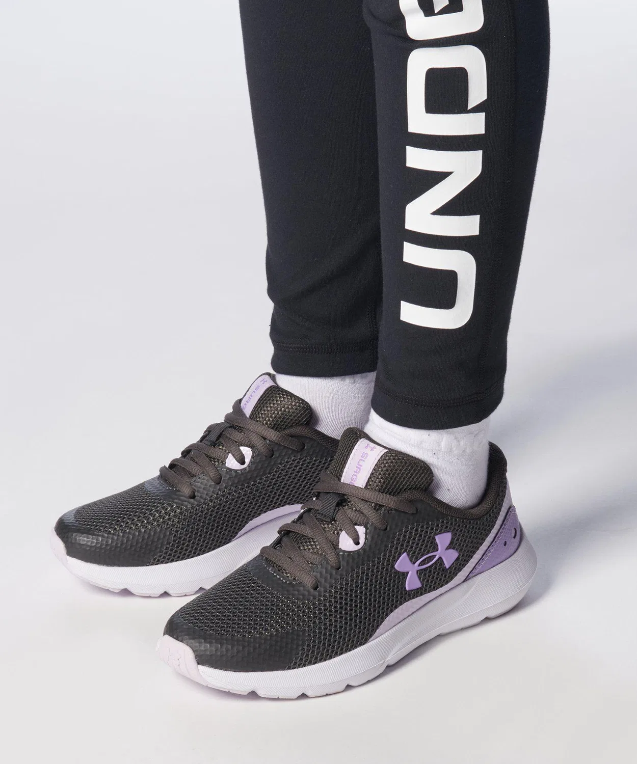 Леггинсы для тренировок Under Armour детские чёрные — фото 4