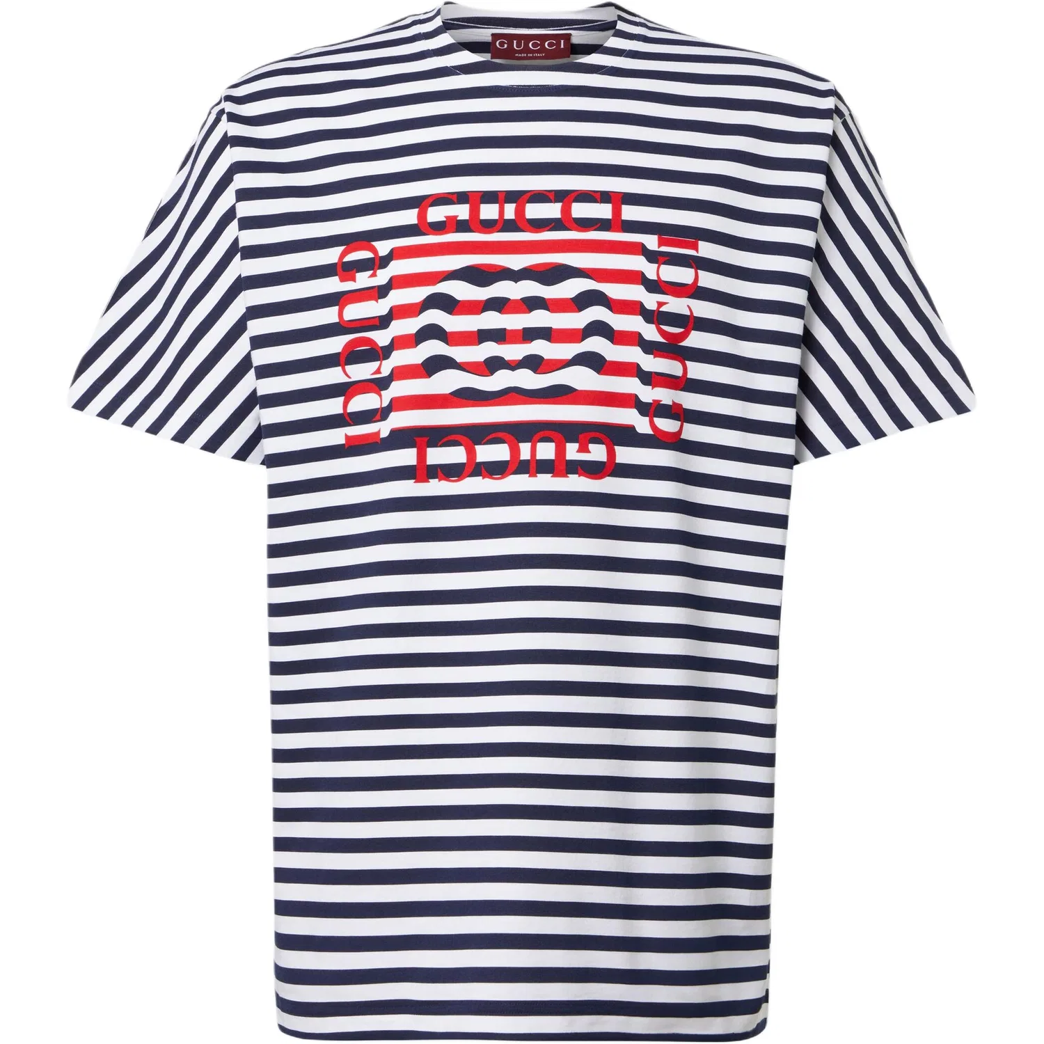 Футболка GUCCI Jersey, принт, Multicolor