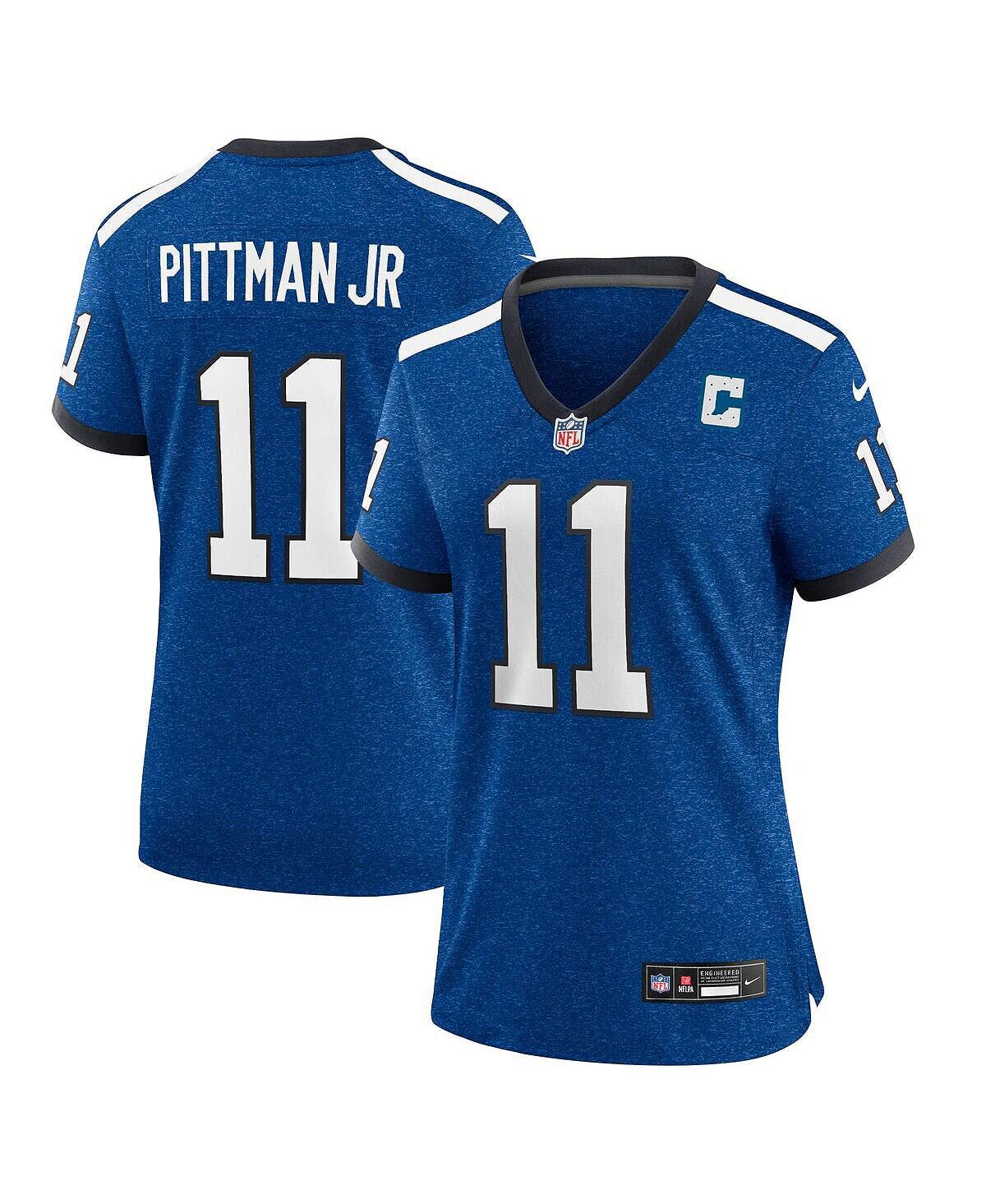 Женская майка Майкла Питтмана младшего Royal Indianapolis Colts Indiana Nights Alternate Game Nike — фото 2